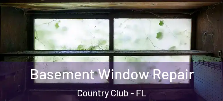  Basement Window Repair Country Club - FL