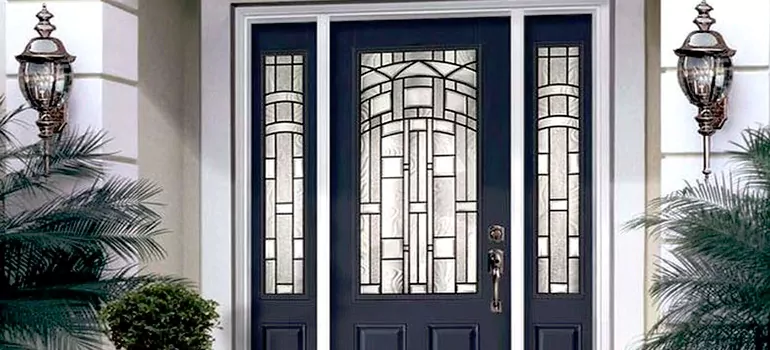 Stained Glass Door Panels in Country Club, FL