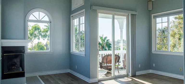 Tempered Glass Sliding Door inCountry Club, FL