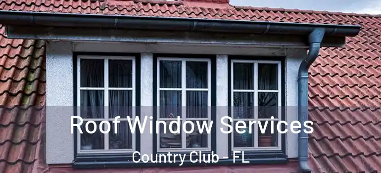  Roof Window Services Country Club - FL