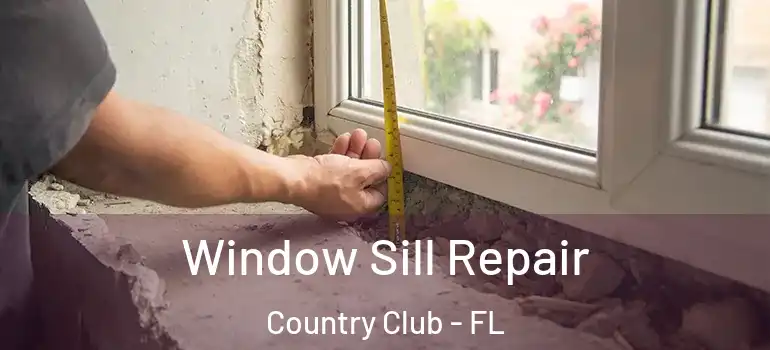  Window Sill Repair Country Club - FL